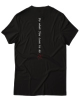 T-Shirt Unisex - Do What You Love - Color Thumbnail Μαύρο
