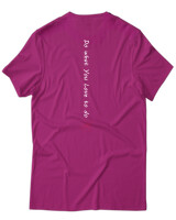 T-Shirt Unisex - Do What You Love - Color Thumbnail Φουξια