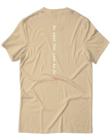 T-Shirt Unisex - Do What You Love - Color Thumbnail Μπεζ
