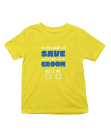 T-Shirt  Παιδικό - Do You Want To Save The Groom - Color Thumbnail Κίτρινο