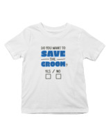 T-Shirt  Παιδικό - Do You Want To Save The Groom - Color Thumbnail 'Ασπρο
