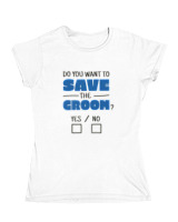 Κοριτσίστικο Κοντομανικο Παιδικό - Do You Want To Save The Groom - Color Thumbnail ΄Ασπρο