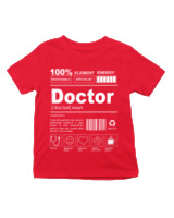 T-Shirt  - Doctor - Color Thumbnail Κόκκινο