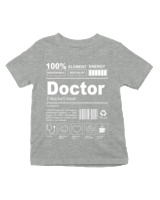 T-Shirt  - Doctor - Color Thumbnail Γκρι Μελανζέ
