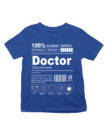 T-Shirt  - Doctor - Color Thumbnail Μπλε Ρουά