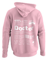 Φούτερ με κουκούλα - Doctor - Color Thumbnail Pink