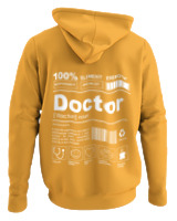 Φούτερ με κουκούλα - Doctor - Color Thumbnail Κίτρινο Χρυσό