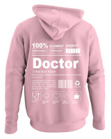Φούτερ με κουκούλα - Doctor - Color Thumbnail Pink