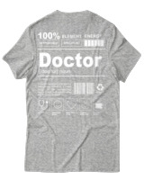 T-Shirt Unisex - Doctor - Color Thumbnail Γκρι Μελανζέ