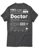 T-Shirt Unisex - Doctor - Color Thumbnail Ανθρακί