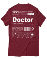 T-Shirt Unisex - Doctor - Color Thumbnail Σκούρο Κόκκινο