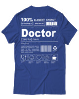 T-Shirt Unisex - Doctor - Color Thumbnail Μπλε Ρουά