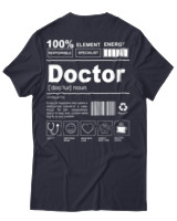 T-Shirt Unisex - Doctor - Color Thumbnail Σκούρο Μπλε