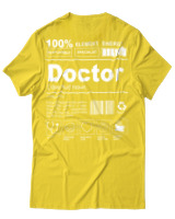 T-Shirt Unisex - Doctor - Color Thumbnail Χρυσό Κίτρινο