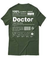 T-Shirt Unisex - Doctor - Color Thumbnail Κυπαρισσί