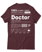 T-Shirt Unisex - Doctor - Color Thumbnail Μπορντό