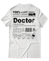 T-Shirt Unisex - Doctor - Color Thumbnail Άσπρο