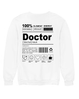 Φούτερ χωρίς κουκούλα - Doctor - Color Thumbnail 'Ασπρο