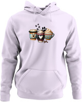Φούτερ με κουκούλα - Dog Mom Coffee Club - Color Thumbnail Λιλά