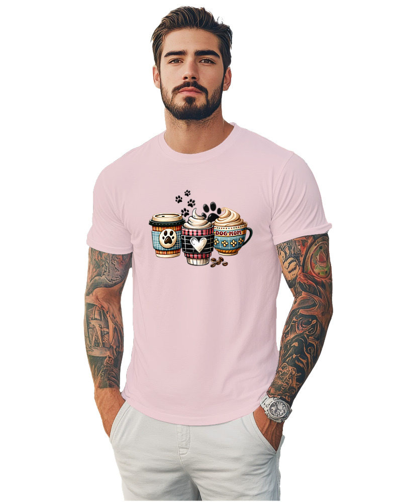 T-Shirt Unisex - Dog Mom Coffee Club - Image 1