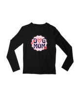 Μακρυμάνικο Μακό - Dog Mom - Color Thumbnail Μαύρο