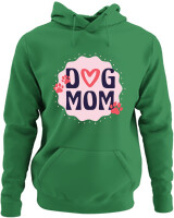 Φούτερ με κουκούλα - Dog Mom - Color Thumbnail Kelly Green