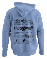 Φούτερ με κουκούλα - Dog Mum - Color Thumbnail Blue Carolina
