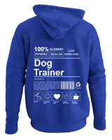 Φούτερ με κουκούλα - Dog Trainer - Color Thumbnail Μπλε Ρουά