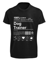 T-Shirt Fit - Dog Trainer - Color Thumbnail Μαύρο