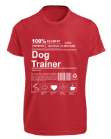 T-Shirt Fit - Dog Trainer - Color Thumbnail Κόκκινο