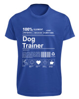 T-Shirt Fit - Dog Trainer - Color Thumbnail Μπλε Ρουά
