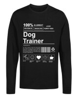 Μακρυμάνικο Μακό - Dog Trainer - Color Thumbnail Μαύρο