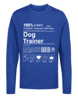 Μακρυμάνικο Μακό - Dog Trainer - Color Thumbnail Μπλε Ρουά