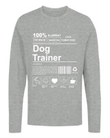 Μακρυμάνικο Μακό - Dog Trainer - Color Thumbnail Γκρι Μελανζέ