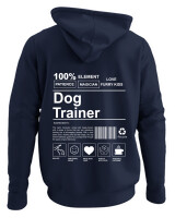 Φούτερ με κουκούλα - Dog Trainer - Color Thumbnail Navy Blue