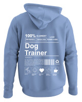 Φούτερ με κουκούλα - Dog Trainer - Color Thumbnail Blue Carolina