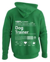 Φούτερ με κουκούλα - Dog Trainer - Color Thumbnail Kelly Green