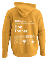 Φούτερ με κουκούλα - Dog Trainer - Color Thumbnail Κίτρινο Χρυσό