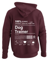 Φούτερ με κουκούλα - Dog Trainer - Color Thumbnail Marron