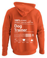 Φούτερ με κουκούλα - Dog Trainer - Color Thumbnail Orange