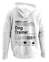 Φούτερ με κουκούλα - Dog Trainer - Color Thumbnail ΄Ασπρο