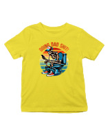 T-Shirt  Παιδικό - Doing Dad Shit - Color Thumbnail Κίτρινο