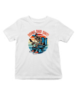 T-Shirt  Παιδικό - Doing Dad Shit - Color Thumbnail 'Ασπρο