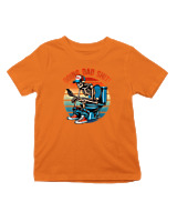 T-Shirt  Παιδικό - Doing Dad Shit - Color Thumbnail Πορτοκαλί