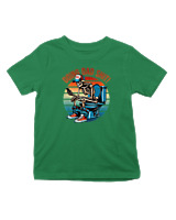 T-Shirt  Παιδικό - Doing Dad Shit - Color Thumbnail Πράσινο