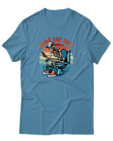 T-Shirt  Γυναικείο - Doing Dad Shit - Color Thumbnail Τυρκουάζ