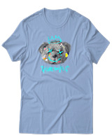 T-Shirt Αντρικό - Done With It - Color Thumbnail Γαλάζιο