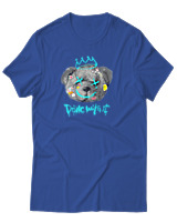 T-Shirt Αντρικό - Done With It - Color Thumbnail Μπλε Ρουά