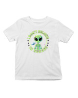 T-Shirt  Παιδικό - Dont Believe In Humans - Color Thumbnail 'Ασπρο