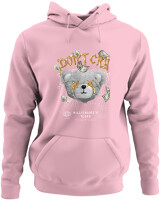 Φούτερ με κουκούλα - Don't Cry - Color Thumbnail Pink
